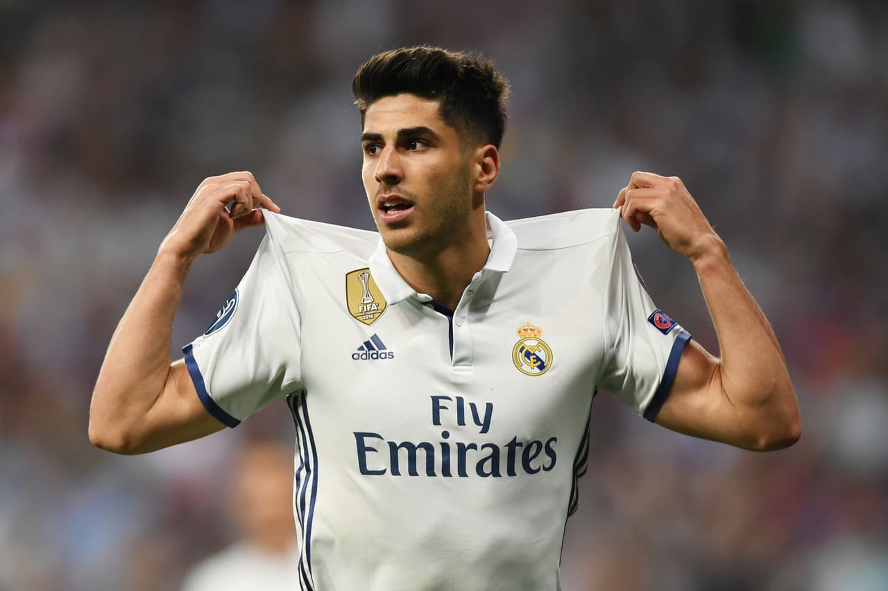 Marco Asensio, de 21 años, es el jugador más joven de los que ha tenido minutos en cancha en el ambos equipos.