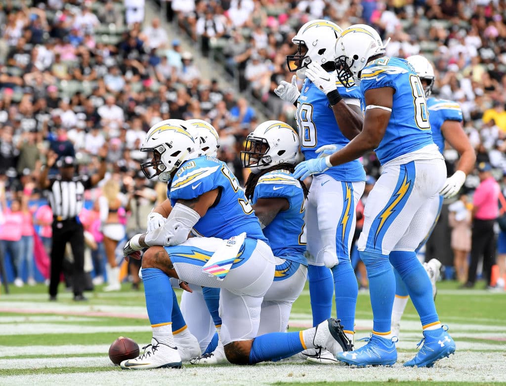 <b>12) Los Angeles Chargers (3-2)</b>. Una semana atrás estuvieron cerca de perder con los deficientes 49ers, aprendieron la lección y no le dieron ni una sola oportunidad a los alicaídos Raiders.