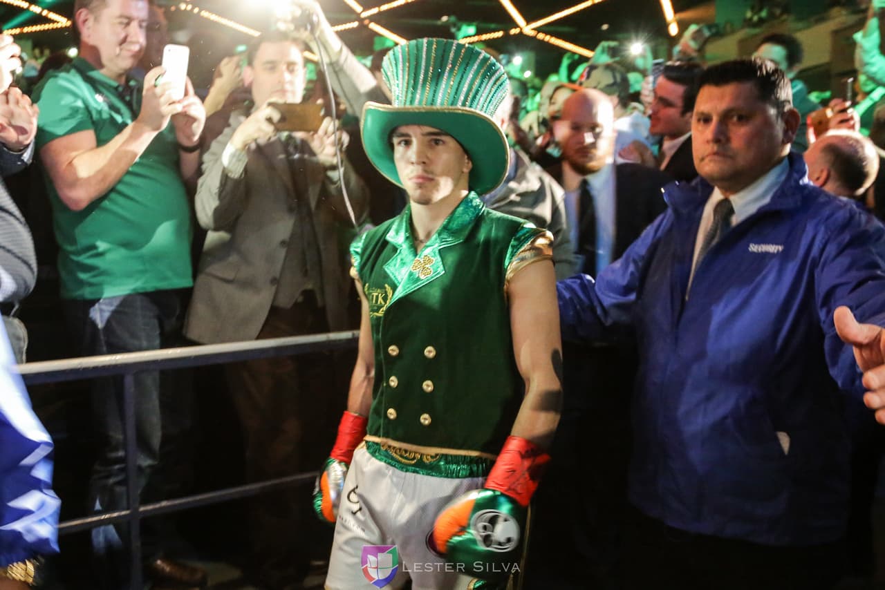En el día de San Patricio, el irlandés Michael Conlan debutó en el boxeo profesional con una victoria por nocaut técnico en el tercer round ante Tim Ibarra. Su compatriota y superestrella de la UFC, Conor McGregor, estuvo a su lado. El medallista de bronce olímpico del 2012 obtuvo el triunfo en el Madison Square Garden en Nueva York.