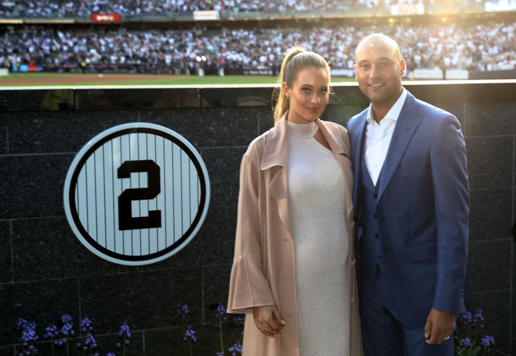 Jeter y Davis contrajeron matrimonio con él de 42 años y ella de 26, en 2016 después de cuatro años de relación.