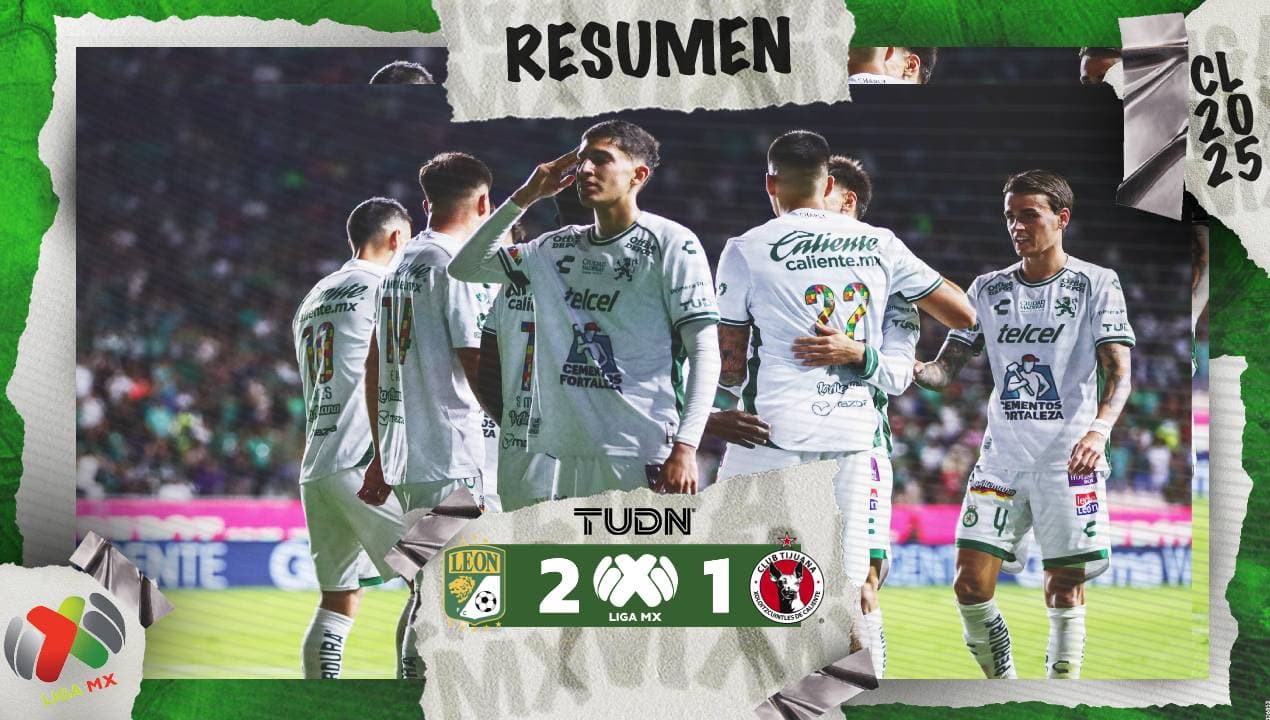 Resumen | León mantiene liderato al vencer a Tijuana
