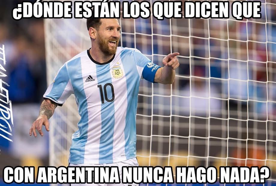 Argentina se metió a las semifinales de la Copa América y los memes no pudieron faltar por la buena actuación de Messi y por el bajo rendimiento de Venezuela.