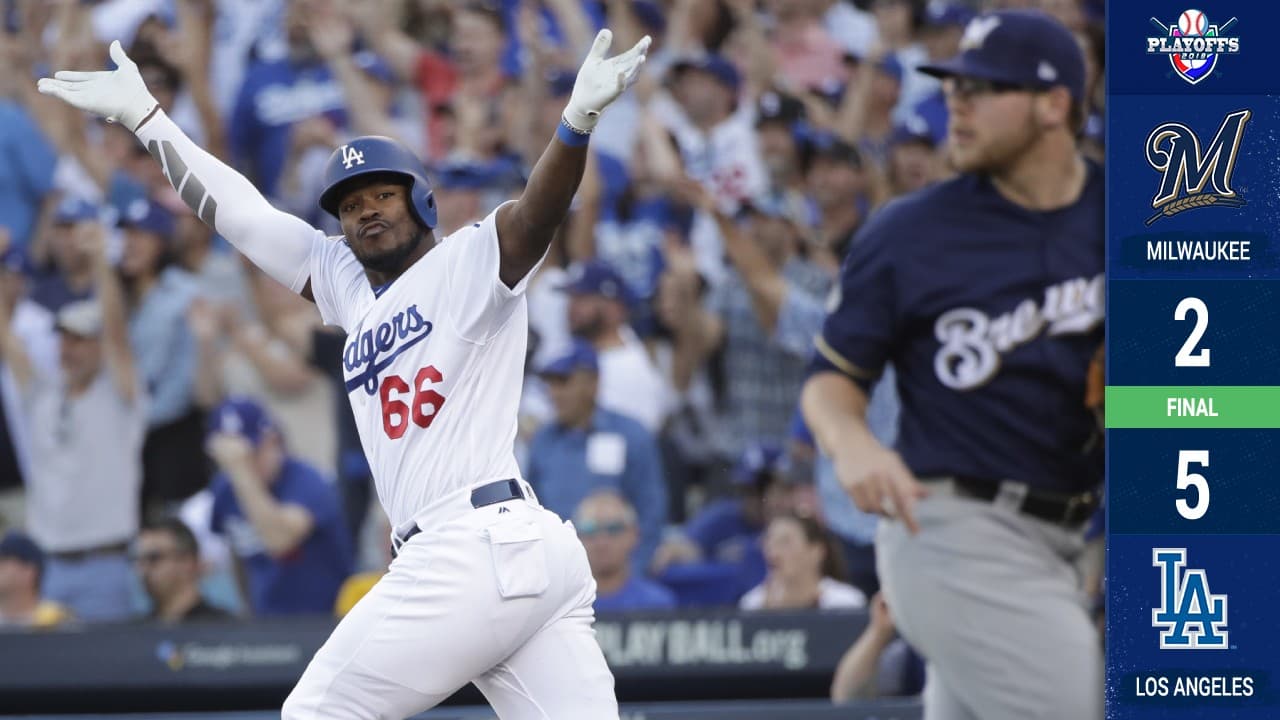 Los Dodgers ganan el Juego 5 y viajan a Milwaukee por el pase a la Serie Mundial