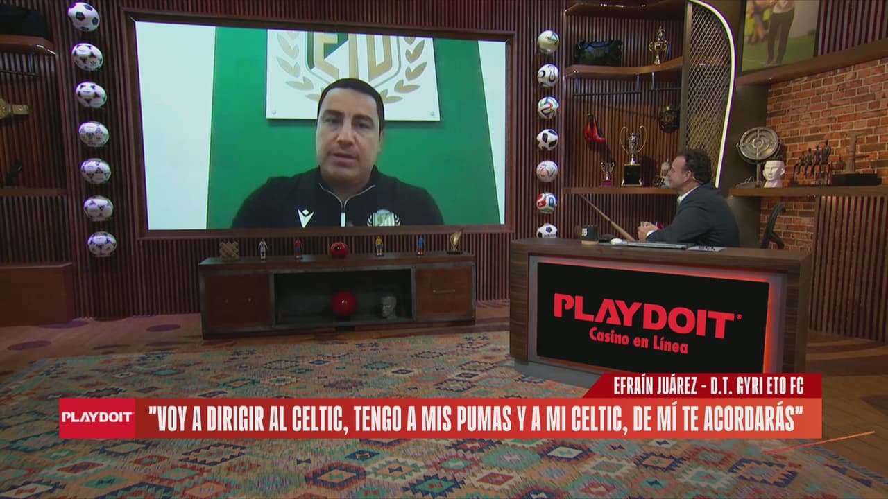 Voy a dirigir algún día al Celtic de Glasgow: Efraín Juárez
