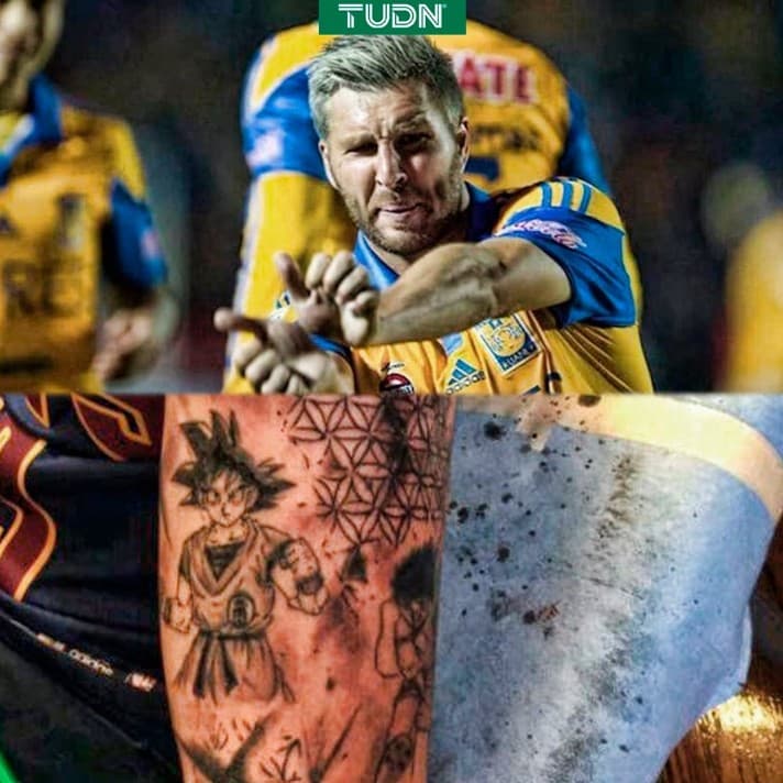 Gignac, festejo de Goku