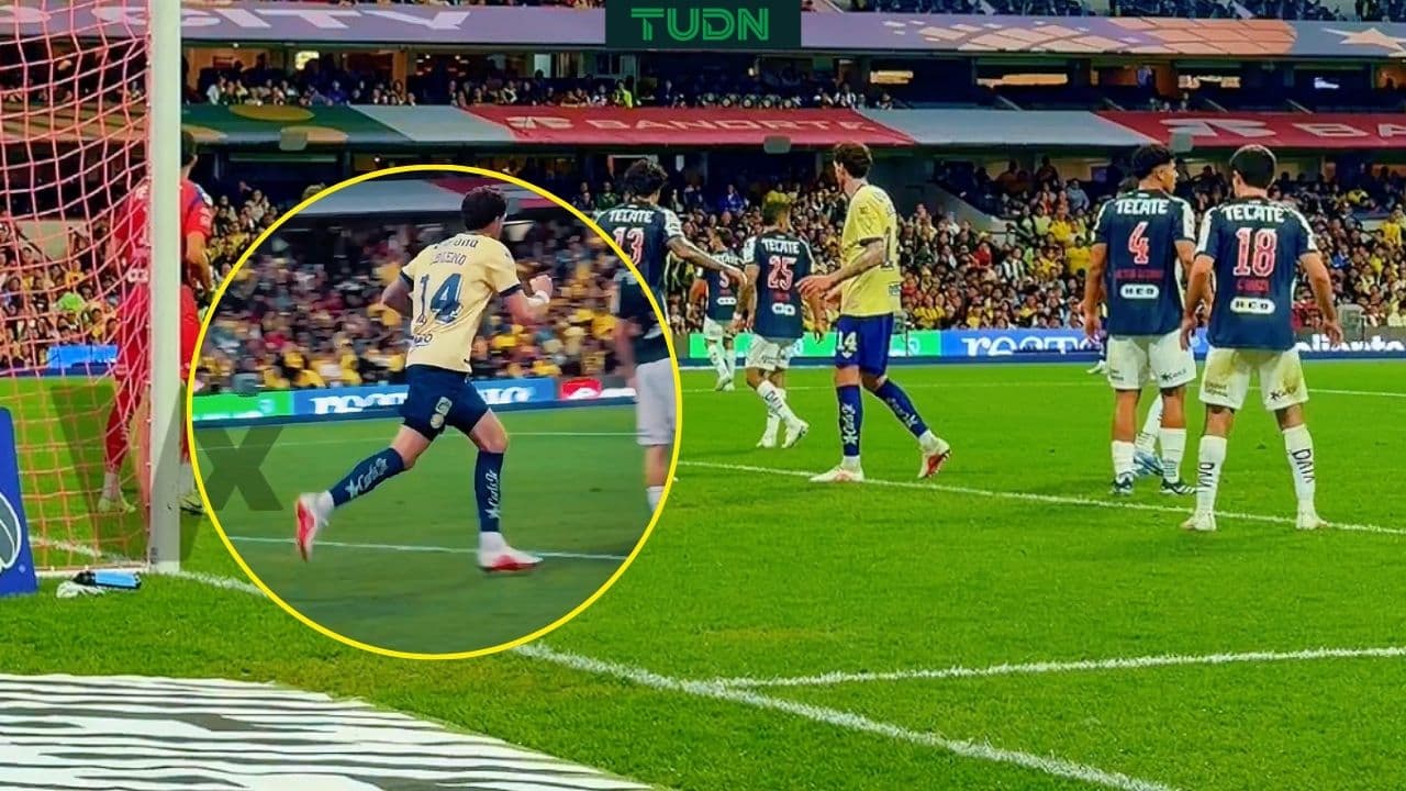 ¡Se estrena como águila! Revive el primer gol de Santiago Bueno con el América ante Rayados