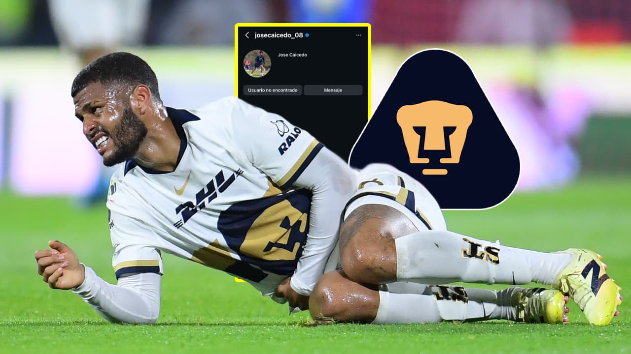 José Caicedo toma dura decisión tras ser reventado por los fans de Pumas