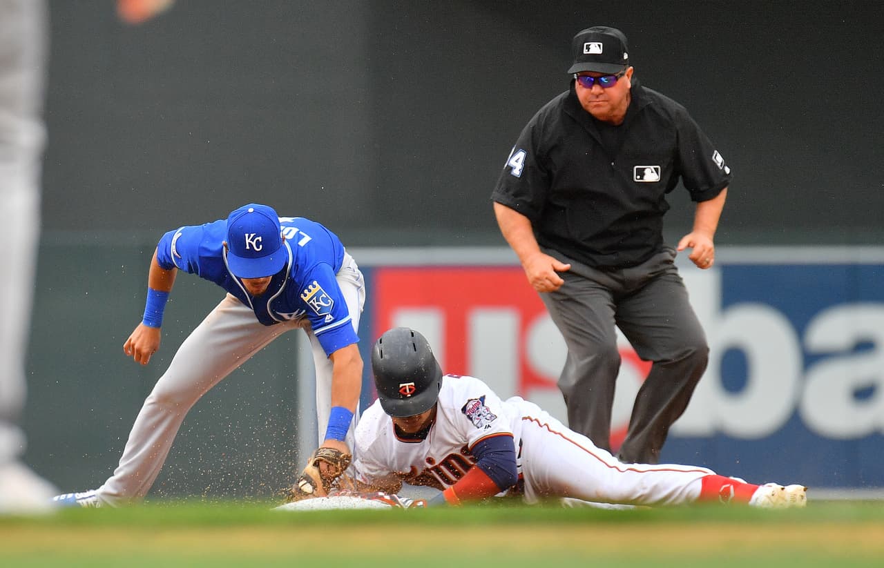 Minnesota Twins. Tienen el mejor récord de la MLB como visitantes (50-25).