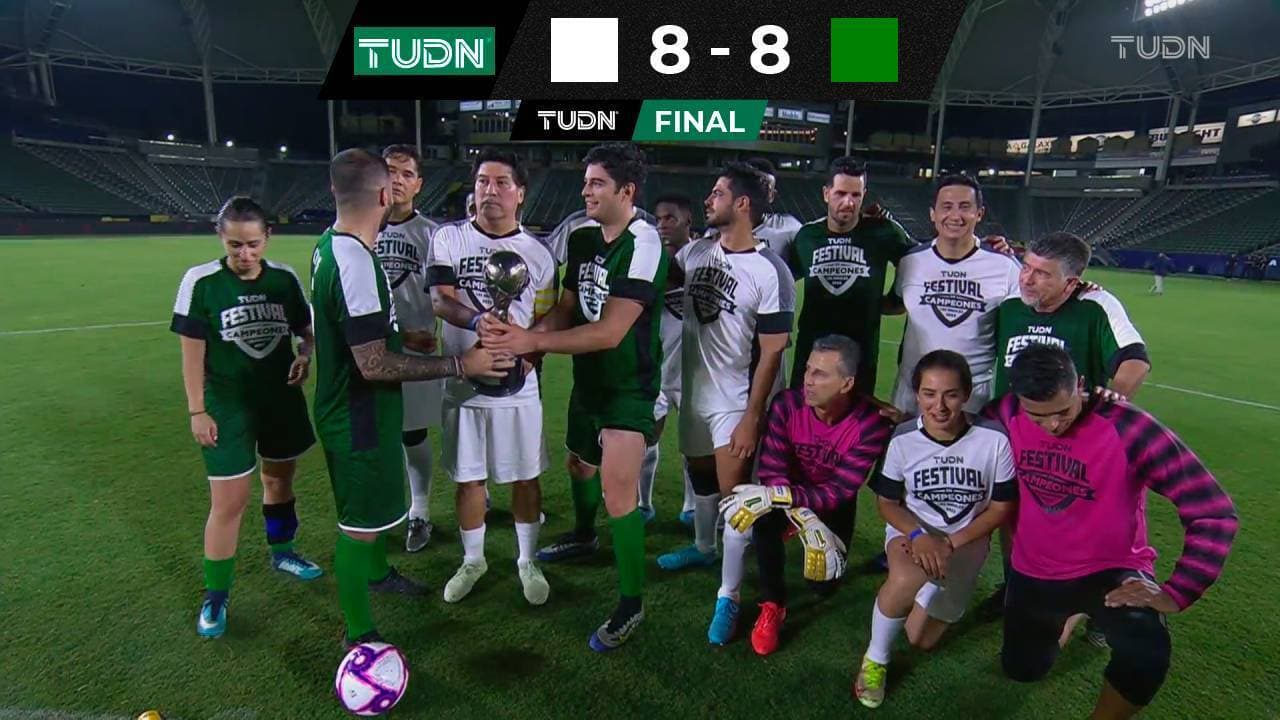 Schtoikov y 'Bam-Bam ' lucen con goles en Juego de Celebridades