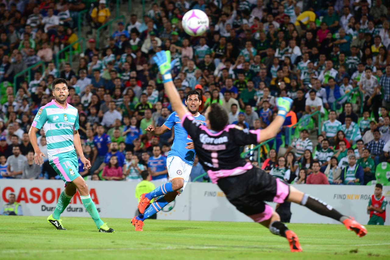 Cruz Azul tiene un lustro sin ganar de visita a Santos Laguna