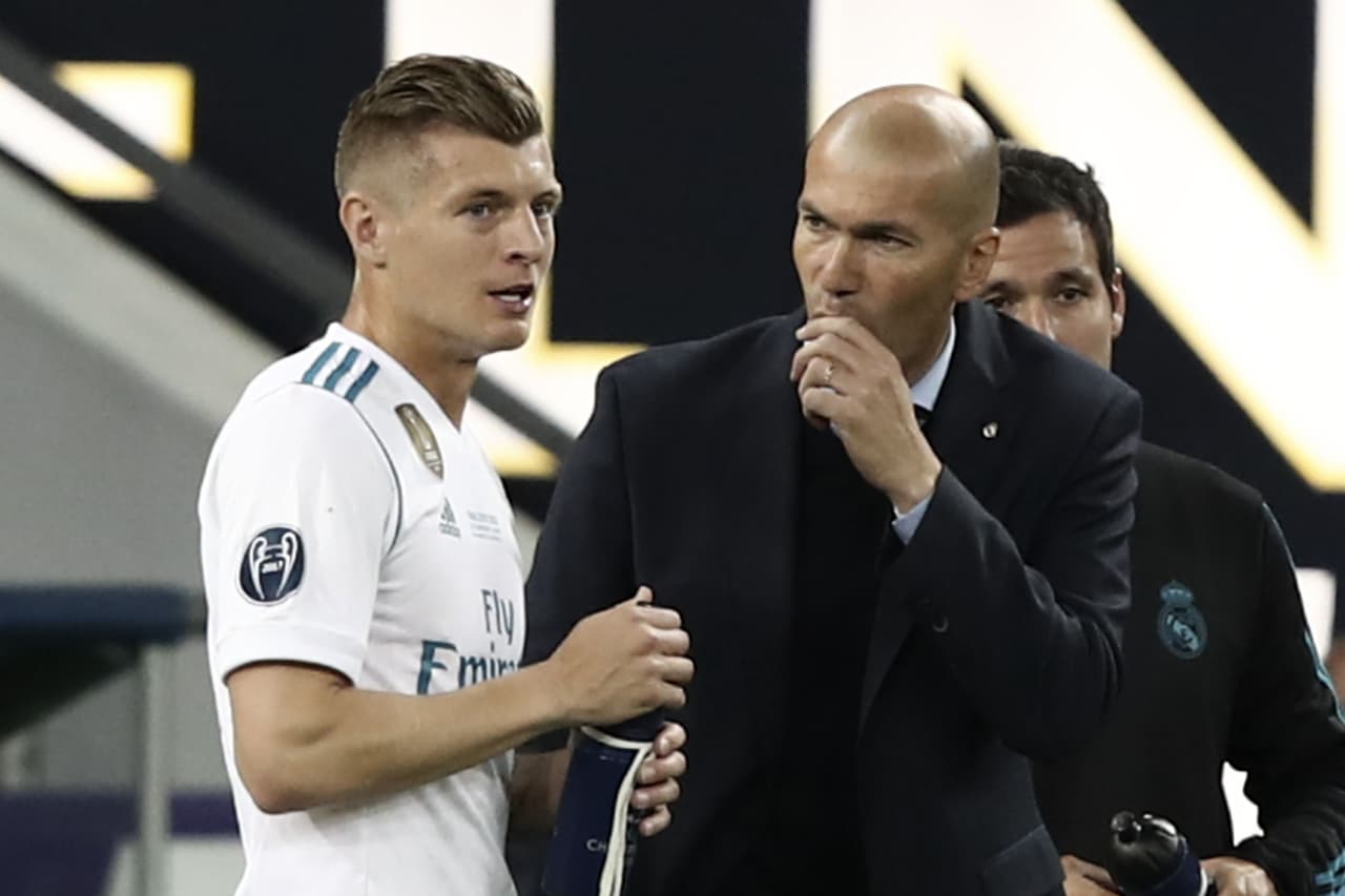 Zinedine Zidane: "Cuando me retire diré que entrené a Toni Kroos"