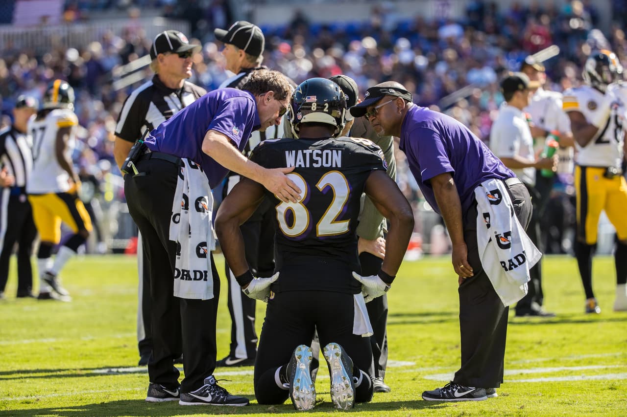 TE
<br>
<b>Benjamin Watston (Ravens) </b>Baltimore está teniendo problemas en general y Joe Flacco sigue errático, lo que no será de ayuda para tu equipo. Solo lleva un TD y su producción depende de las circunstancias de partido. Seguro encuentras una mejor opción entre los Free Agents.