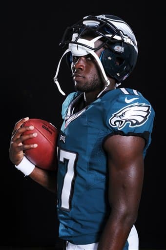 Mira las imágenes dentro y fuera del campo del nigeriano WR, selección de los Eagles, Nelson Agholor (AP-NFL).