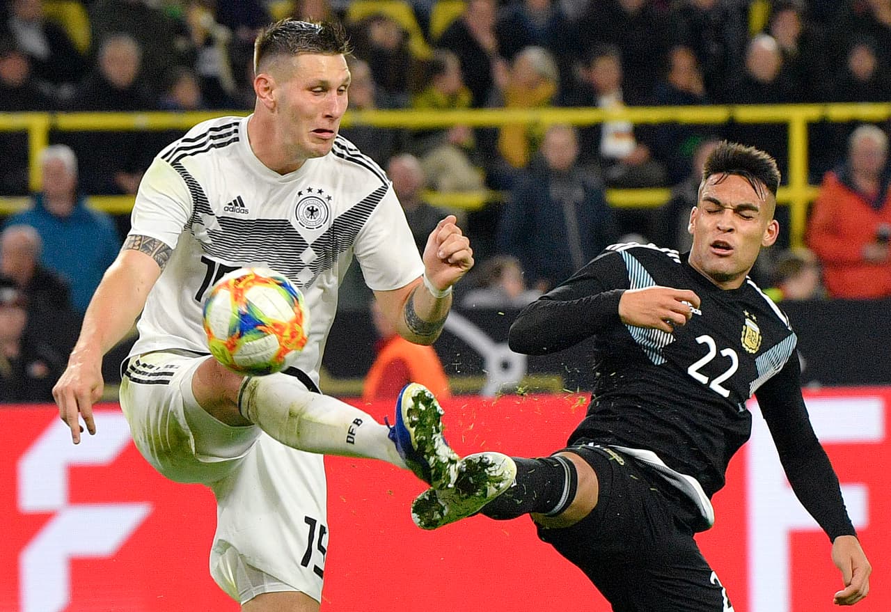 Alemania 2-2 Argentina. Goles de Gnabry y Havertz, por los alemanes; Lucas Alario y Lucas Ocampos, por la Albiceleste.