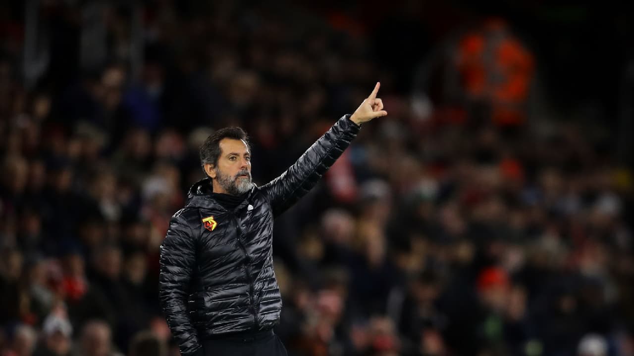 Quique Sánchez Flores como técnico del Watford en Premier League.
