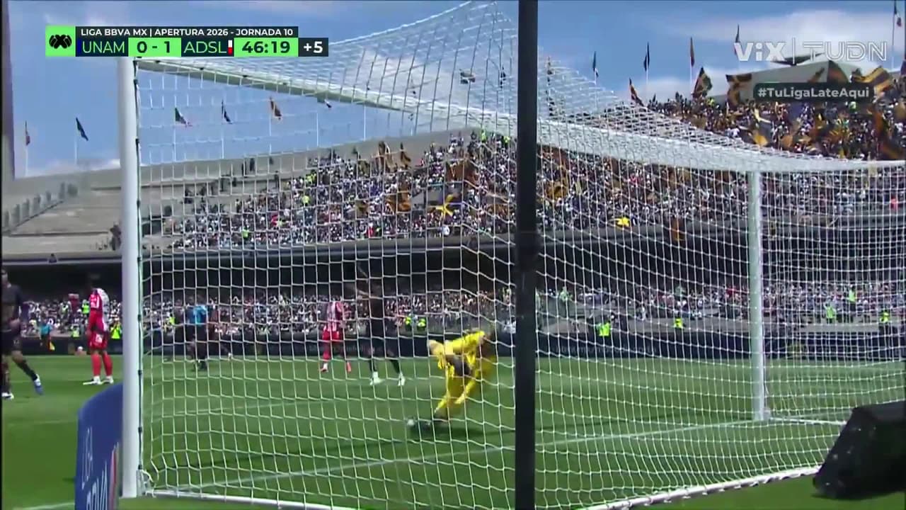 ¡IBA A SER UN GOLAZO! El Chino Huerta sacó un BOMBAZO pero Lajud respondió con una ENFERMA ATAJADA