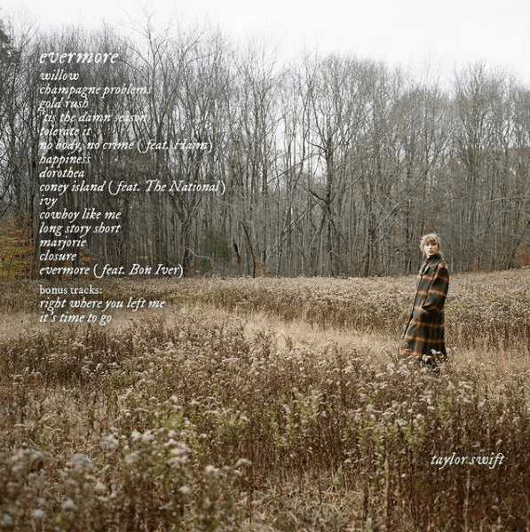 Taylor reveló la lista de las 15 canciones que conforman el álbum.