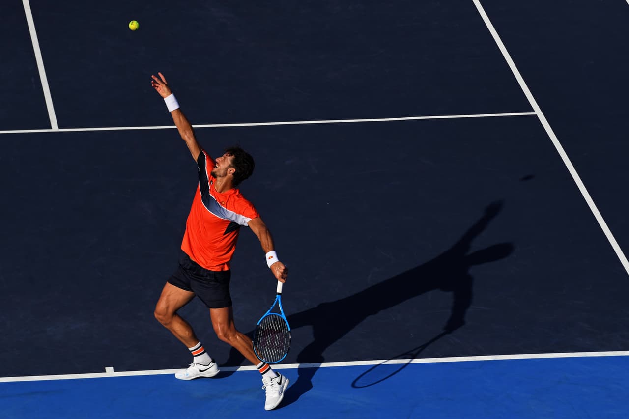 El español venía con el peso de su nombre, gracias a su larga trayectoria en el tenis mundial.