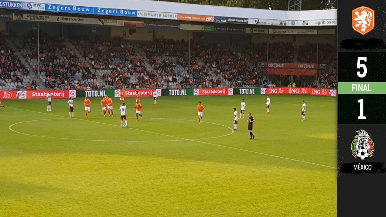 ¡Para llorar! Holanda Sub-21 golea y exhibe al Tri Sub-22 de cara al Torneo de Toulon