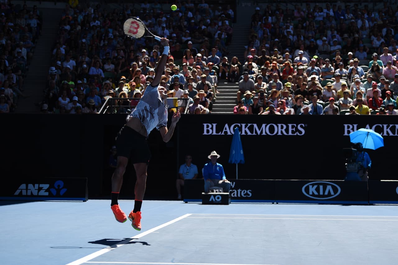"Me ha ganado en Wimbledon, en los JJ.OO. y estoy seguro que le gustaría ganarme aquí también", señaló el suizo respecto al checo tras deshacerse de Rubin en dos horas y cuatro minutos.