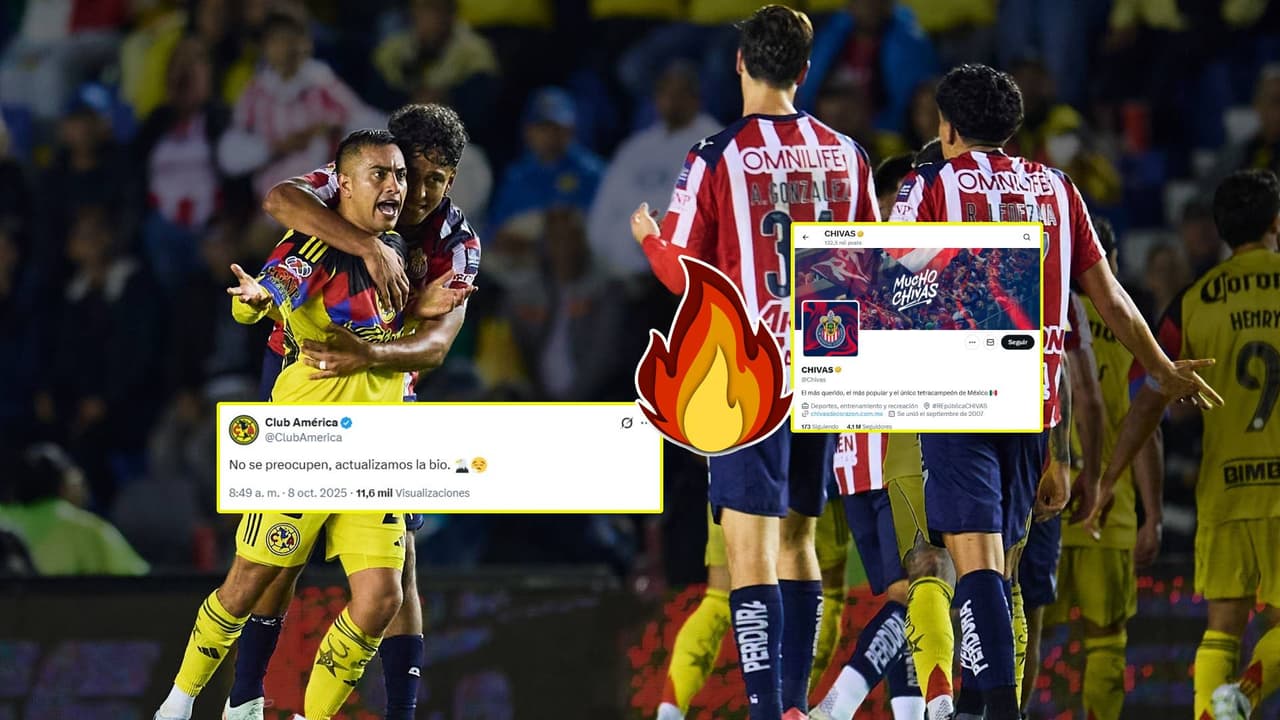 Chivas presume popularidad y América responde con títulos