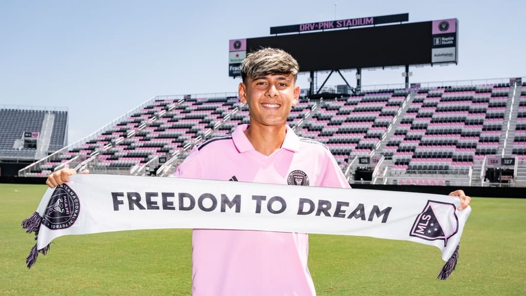 Santiago Morales, nuevo canterano de Inter Miami CF.