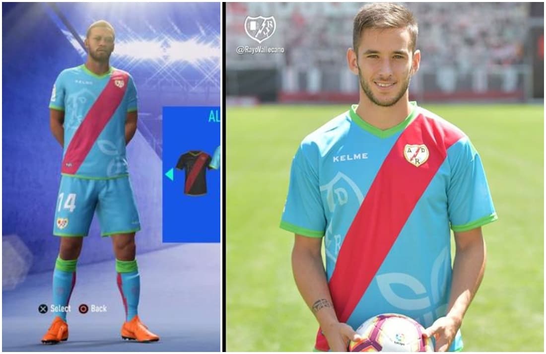 1. Rayo Vallecano (España) - Tercer Uniforme