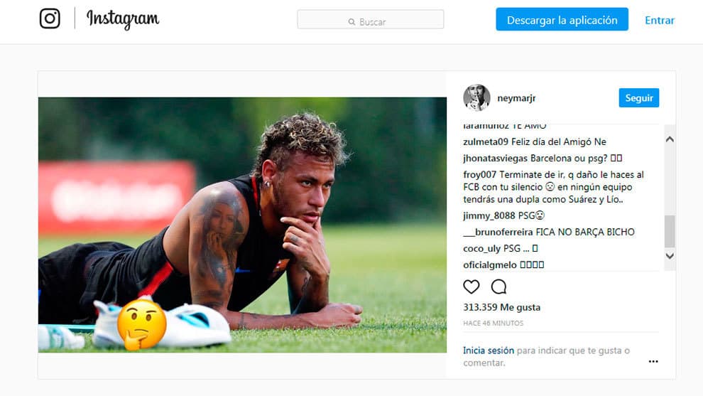 Neymar Instagram