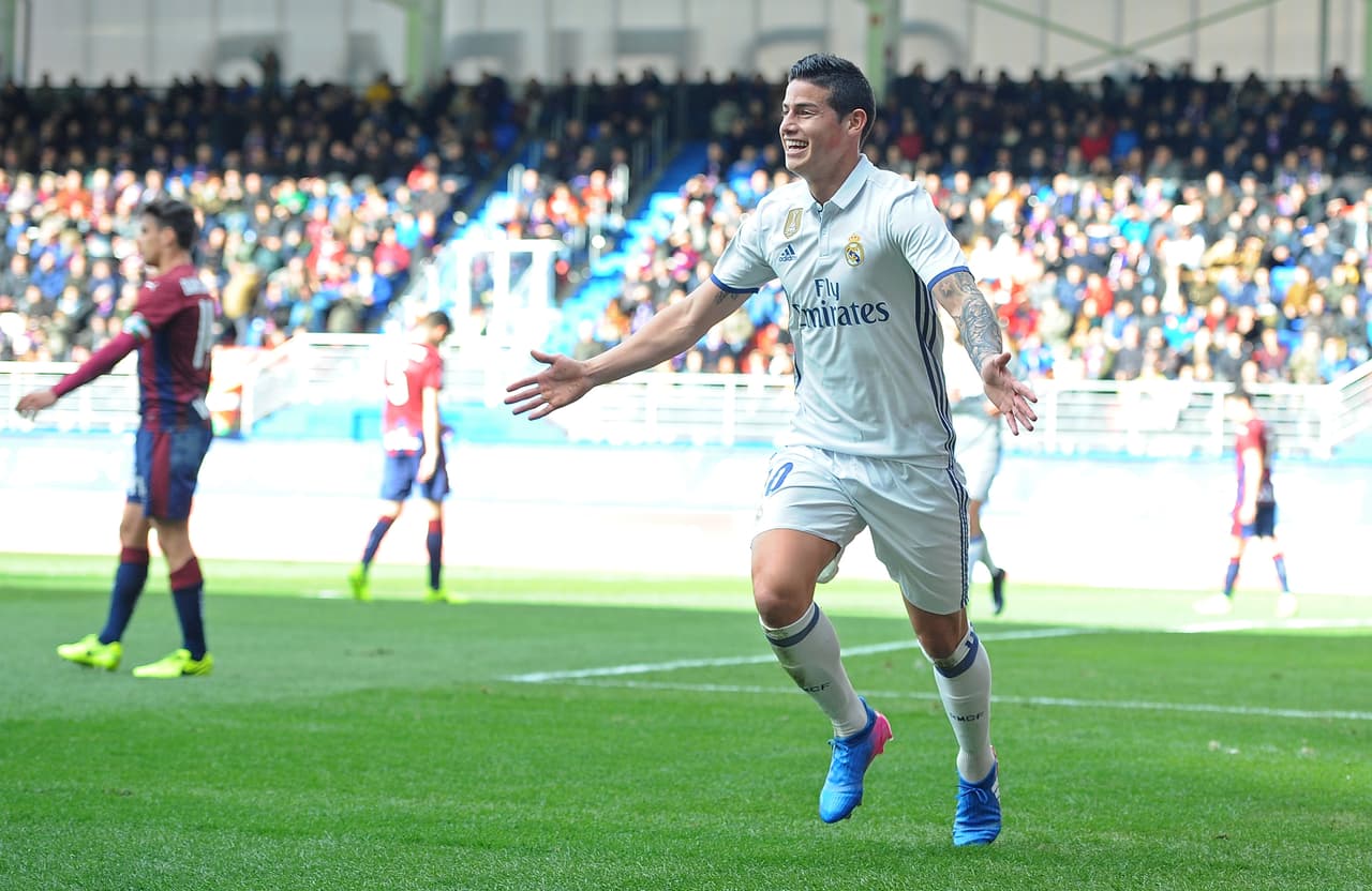 James Rodríguez ha sido una de las joyas de Mendes, pero su valor en el mercado estaría en 50 millones de euros. Aunque tiene contrato hasta 2020 con Real Madrid, se rumora su salida por lo que desde ya el representante busca un buen equipo para el colombiano.