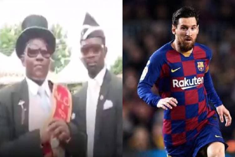 Portador de ataúdes, el meme más viral, es culé y fan de Messi