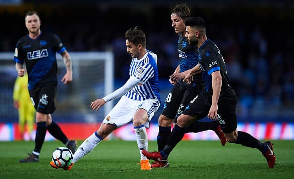 La Real Sociedad de Héctor Moreno se quedó con los tres puntos en su estrenó como goleador.