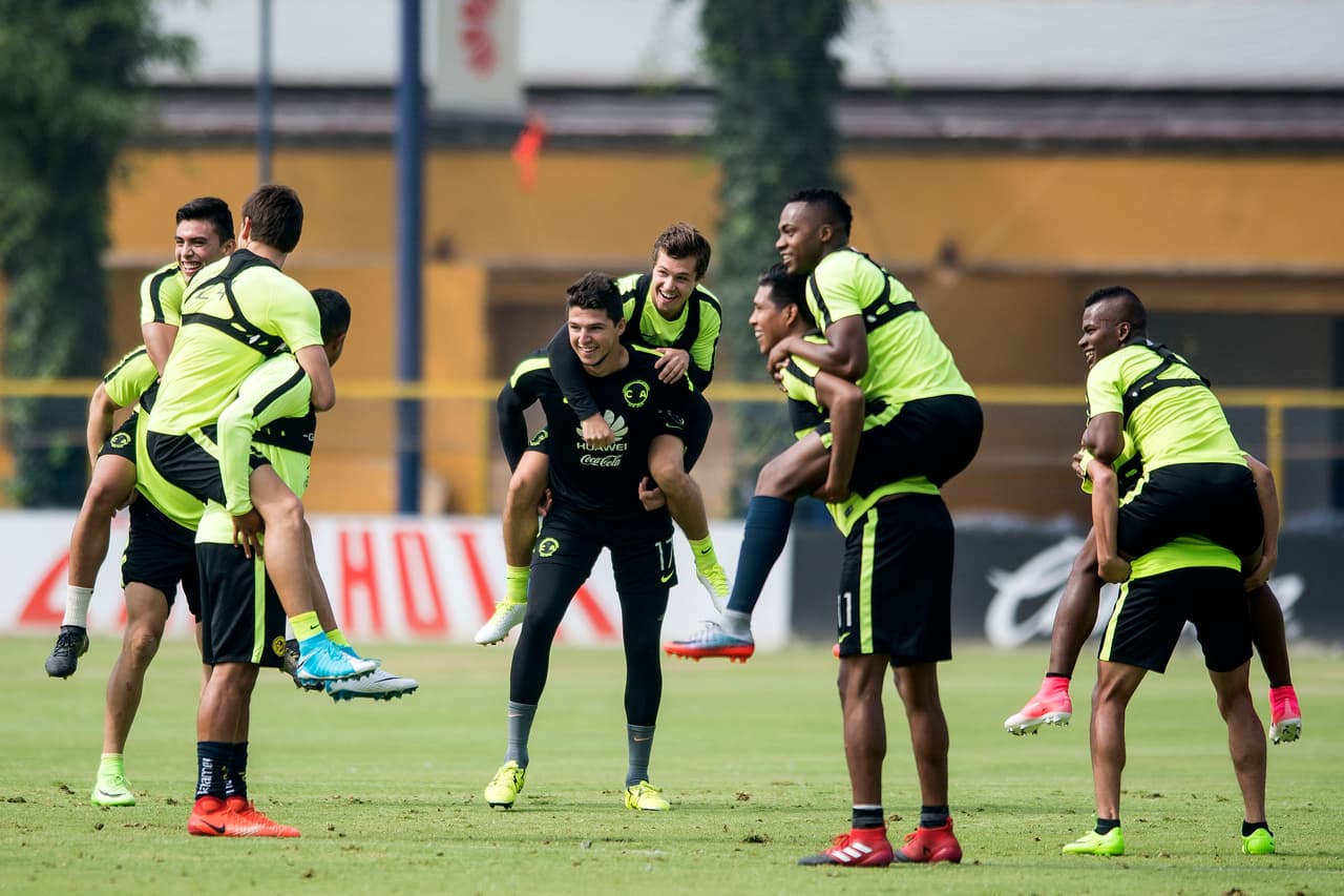 El compañerismo y la alegría fueron la orden del día en el primer entrenamiento.