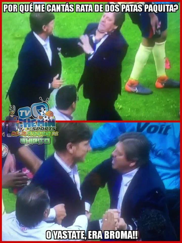La caída de las Águilas y el empate de último minuto de los Pumas protagonizan los mejores memes de la Jornada.