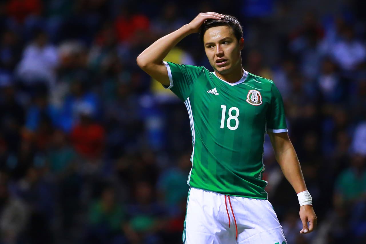 PUEBLA, MEXICO - JULY 28: Erick Torres of Mexico gestures during an U-23 International Friendly between Mexico and Argentina at Cuauhtemoc Stadium on July 28, 2016 in Puebla, Mexico. (Photo by Hector Vivas/LatinContent/Getty Images)