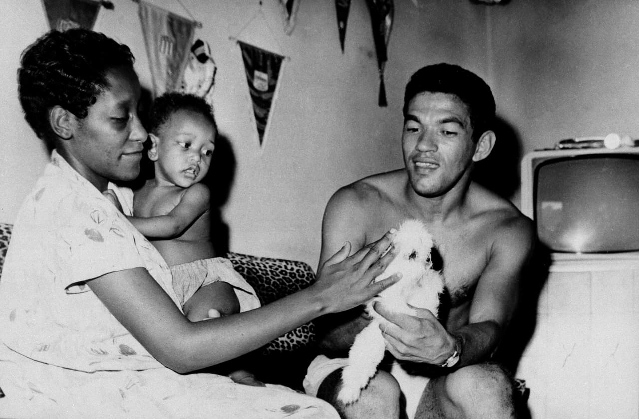 Durante el Mundial de Sueca en 1958, cuando la Verdeamarelha se coronó en dicha competición, el futbolista brasileño se involucró con una sueca y tuvo un hijo, con el cual nunca pudo compartir nada. Se reveló que tuvo 14 hijos por todo el mundo.