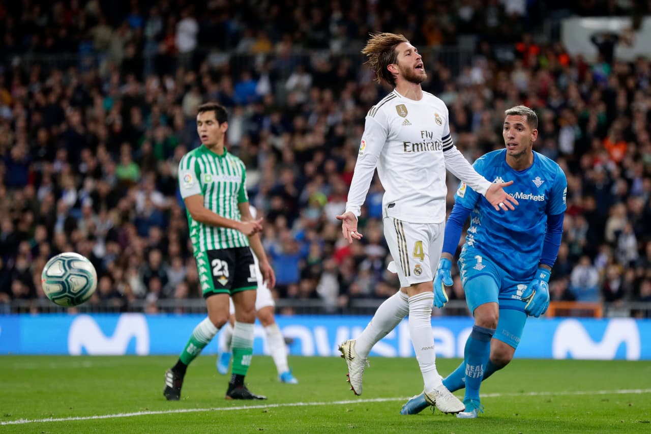 Real Madrid empata con el Real Betis y deja ir la oportunidad de ponerse como líder solitario de La Liga.