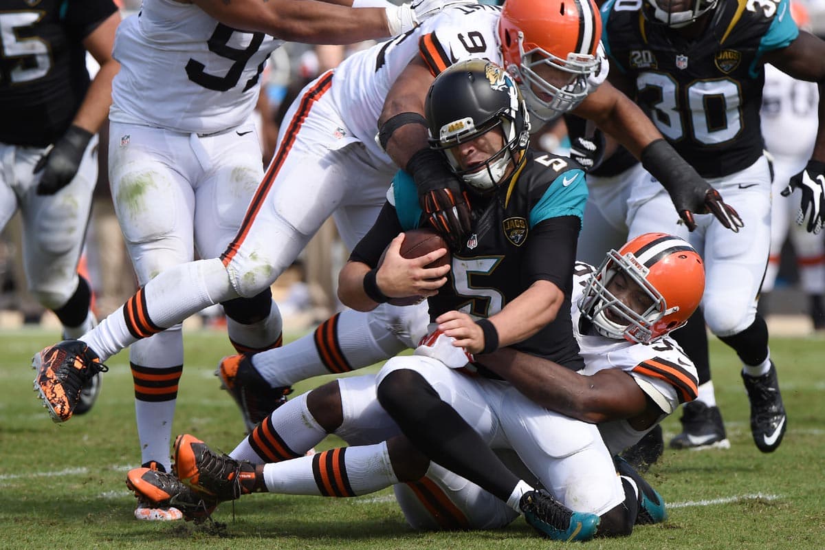 El QB entra a su segunda campaña en la NFL con los Jacksonville Jaguars. Checa las mejores imágenes del ex jugador de Central Florida (AP-NFL).