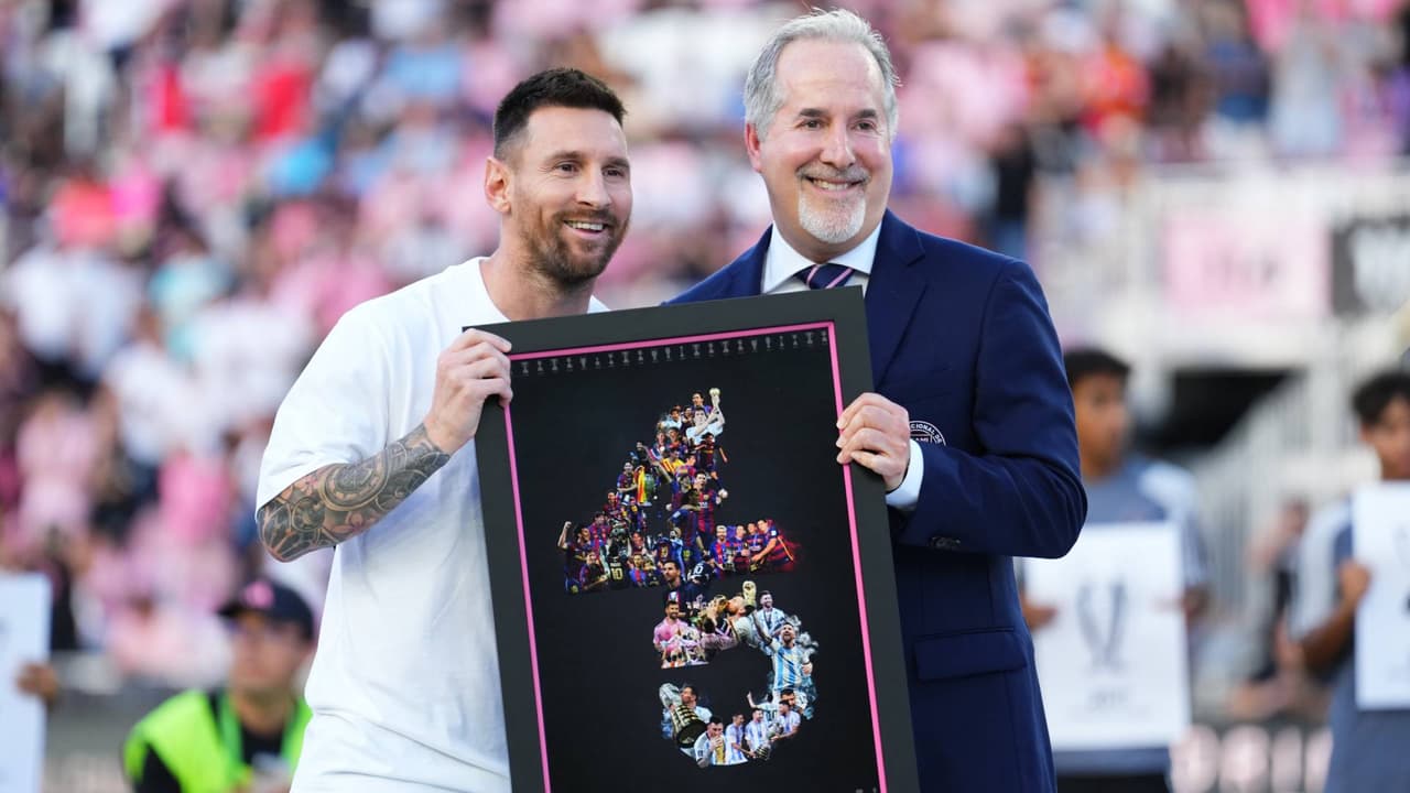Inter Miami homenajea a Messi como el más ganador