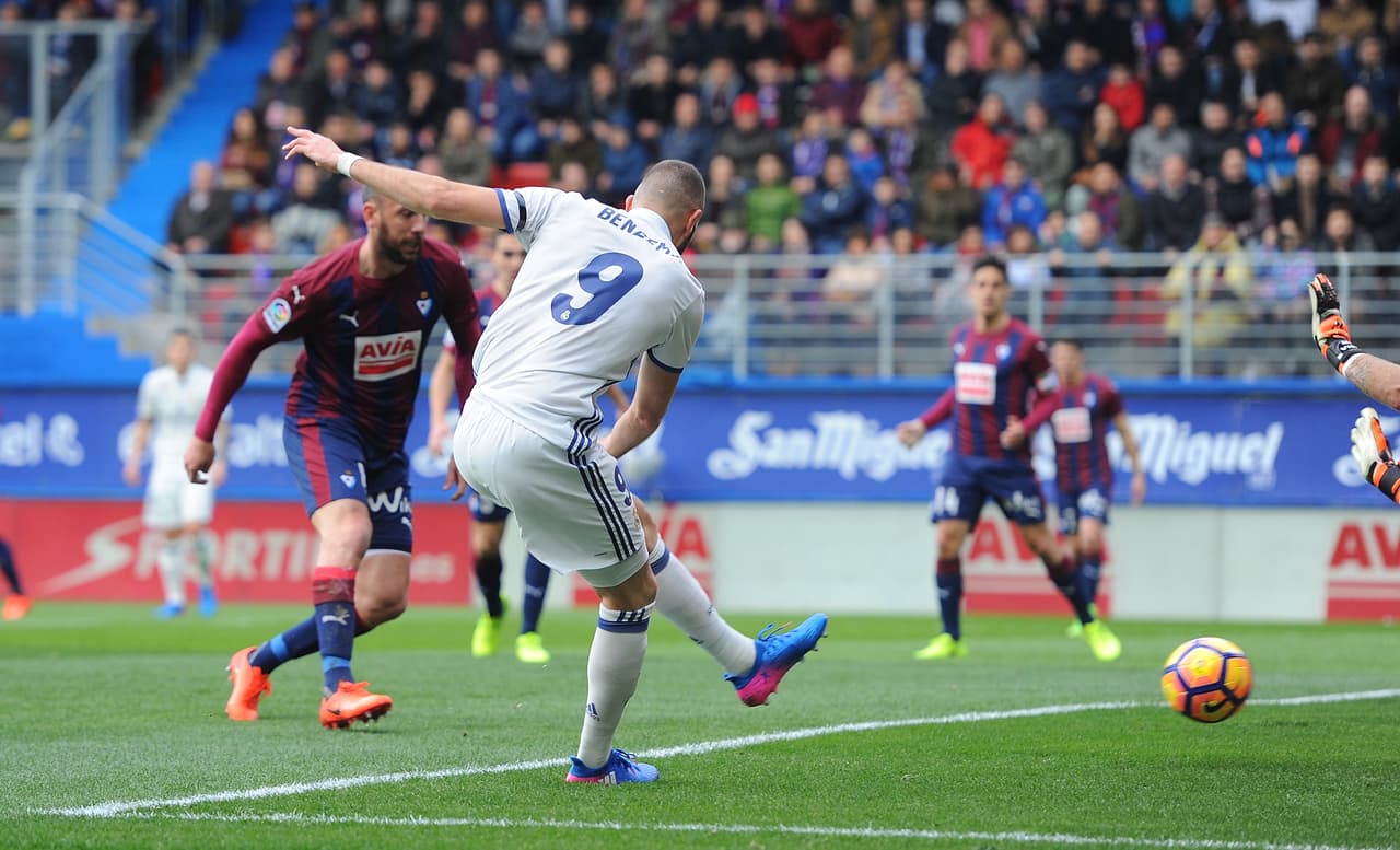 El francés remató en el segundo palo (tras fallar Antonio Luna) un centro de Asensio, rechazó el portero Yoel Rodríguez, y aprovechó el rechace para hacer el 0-1.