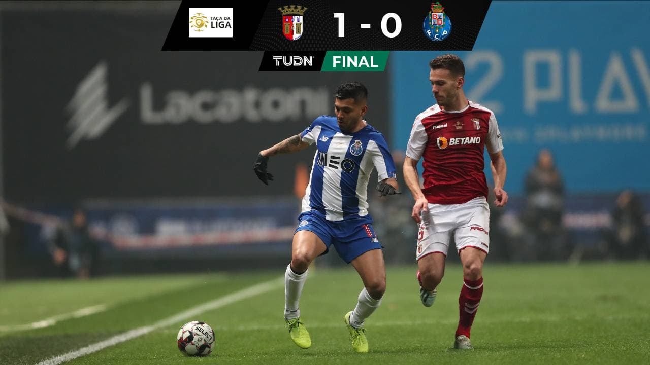 Braga vence al Porto en el último instante y se lleva la Copa de la Liga