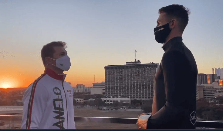 Canelo y Callum Smith se encaran en San Antonio por primera vez