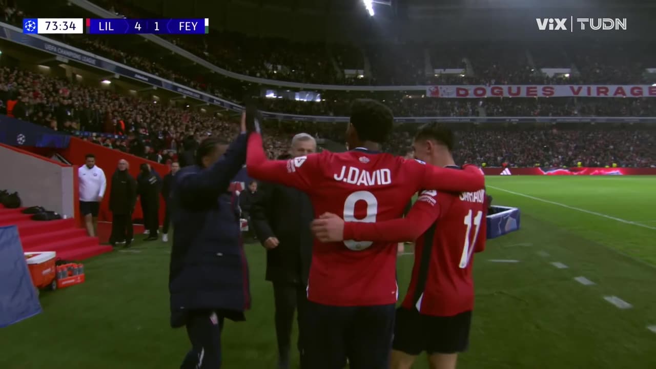 David arregla ‘oso’ de Lille y le hace tremendo golazo al Feyenoord
