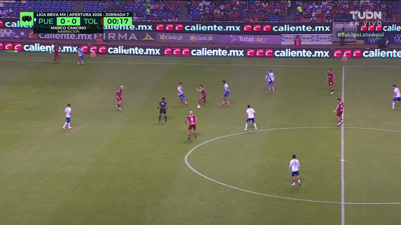 Puebla recibe al Toluca en partido pendiente de la Jornada 7