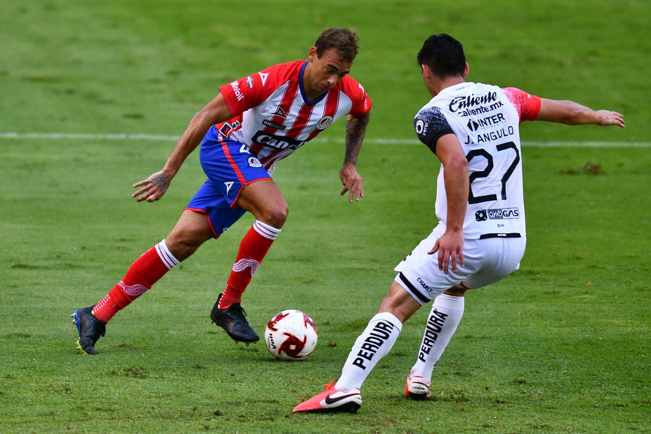 Javier Correa y Mauro Quiroga fueron los encargados de marcar en el entrenido empat que nos brindaron el Atlético San Luis y el Atlas.