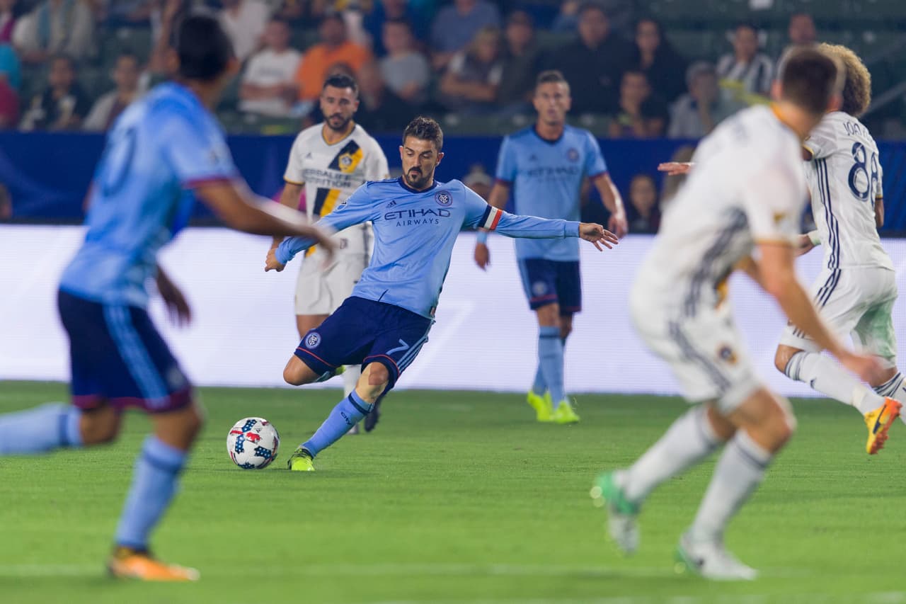 El Galaxy de Jona Dos Santos no pudo con la genialidad de David Villa y NYCFC