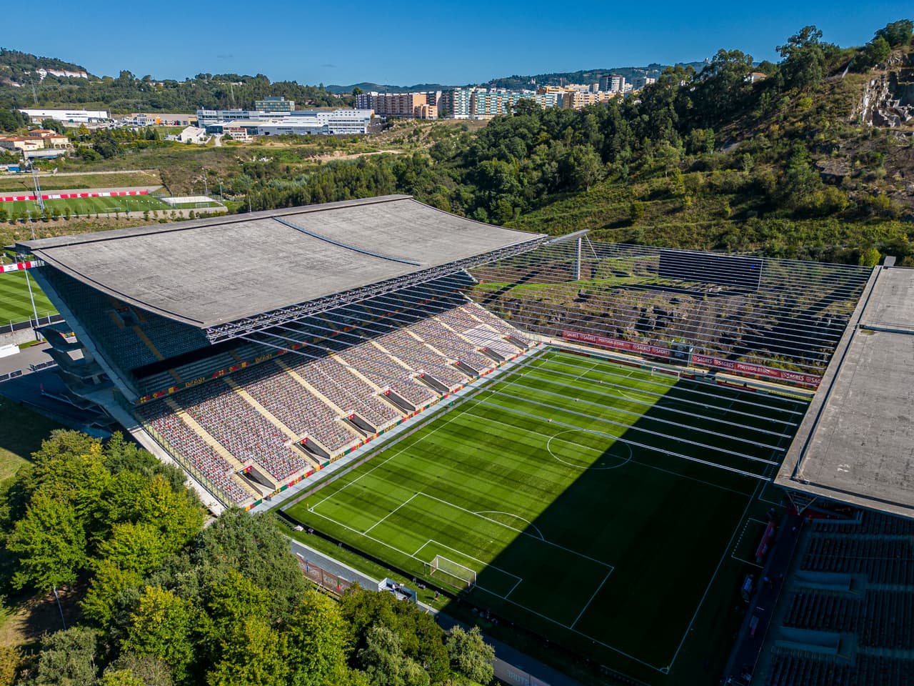 El hermoso Estádio Municipal de Braga fue la sede del encuentro.