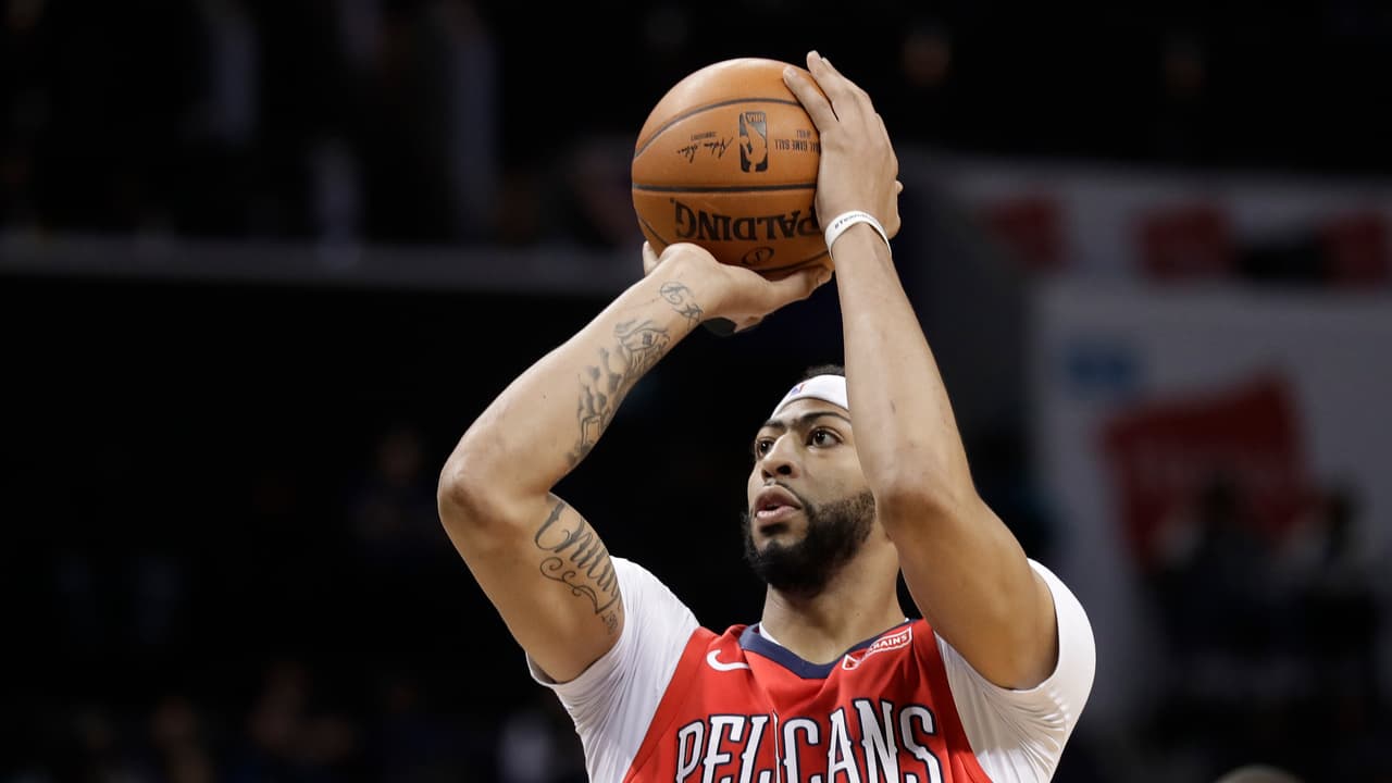 El ala-pívot Anthony Davis de los New Orleans Pelicans.