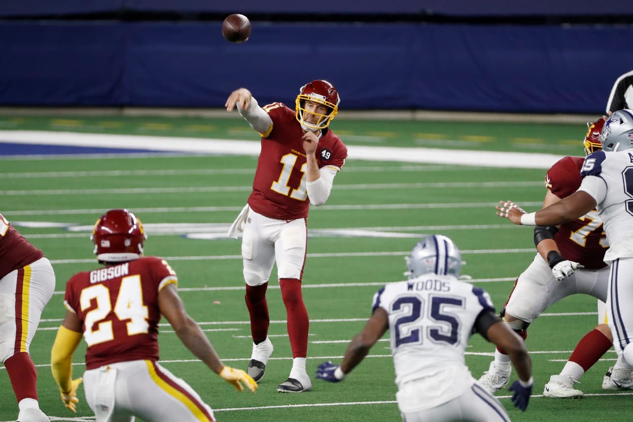En Thanksgiving, Washington vence 41-16 a los Dallas Cowboys y toman son líderes solitaios de su división.