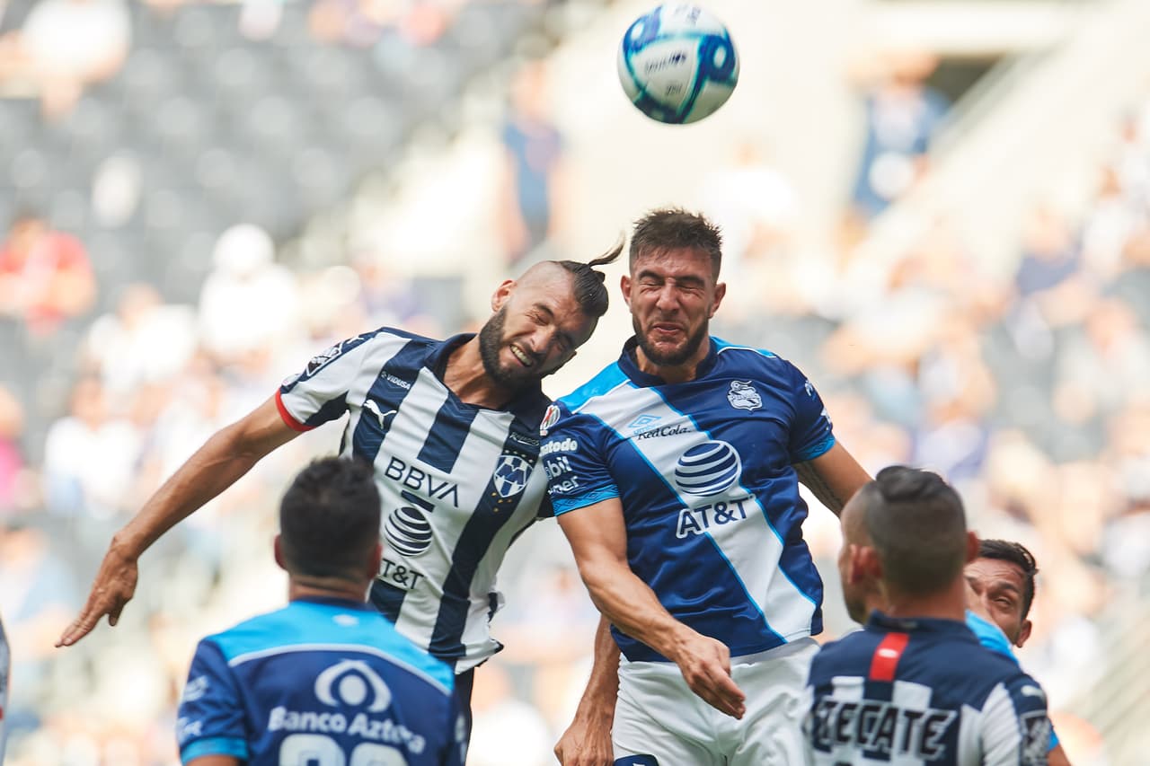 Nicolás Sánchez no bajó los brazos en ningun momenton y al minuto 76 logró el cabezaso que le daría su doblete y los 3 puntos para el cuadro regio.