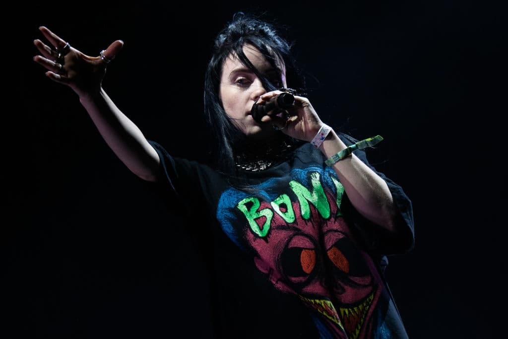 INDIO, CALIFORNIA - APRIL 20: Billie Eilish performs onstage at the Coachella Valley Music and Arts Festival on April 20, 2019 in Indio, California. (Photo by Emma McIntyre/Getty Images for Coachella)